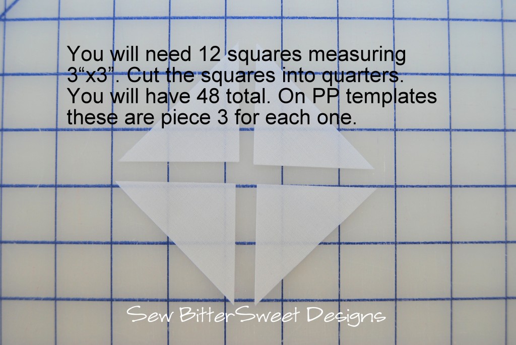 Sub-Cut White Squares - Sew Intertwined QAL