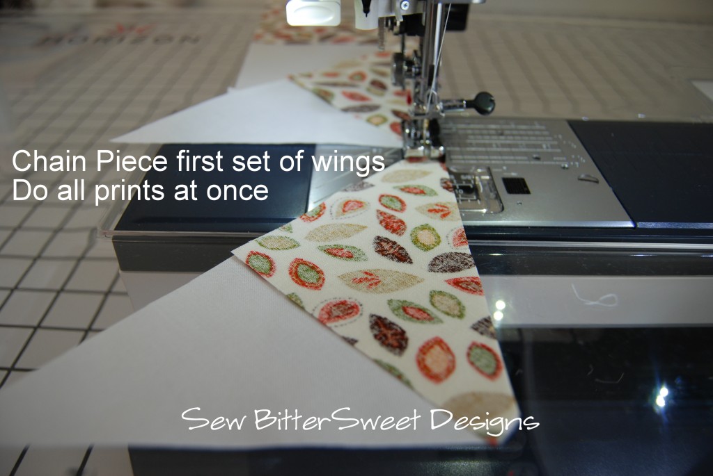 Chain Piece Geese Wings