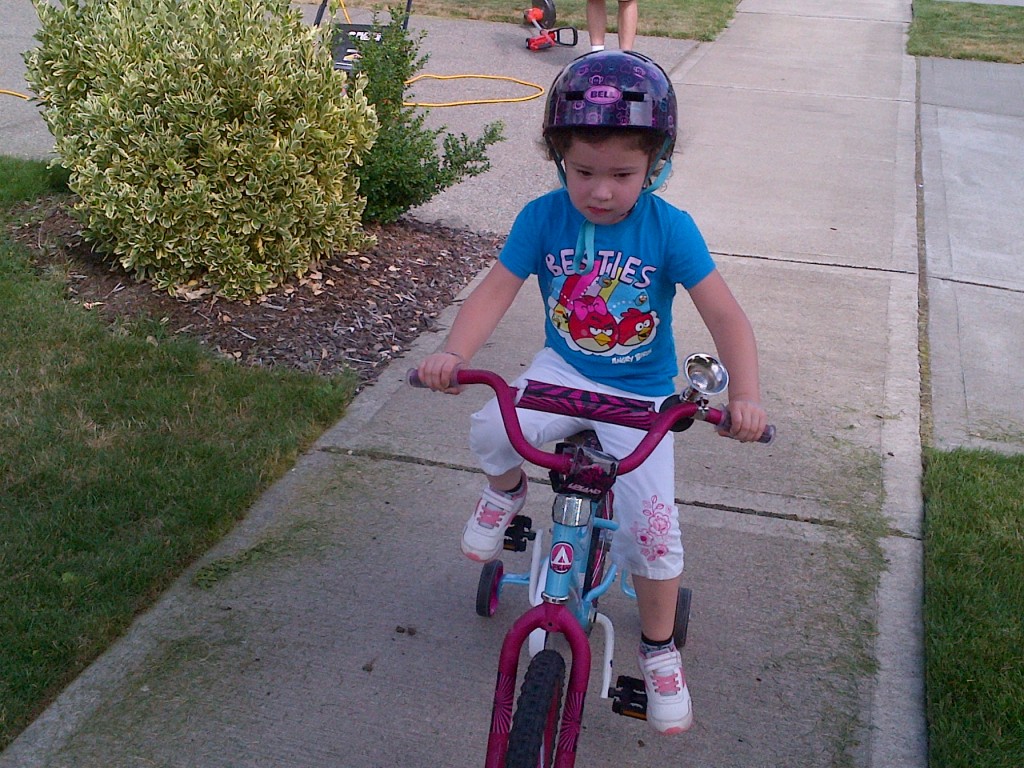 The look of sheer concentration!