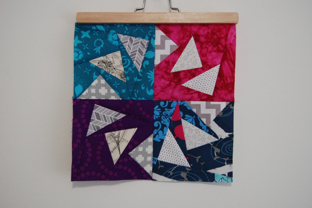 Trust Circle - Do Good Stitches - October 2015 Block 1